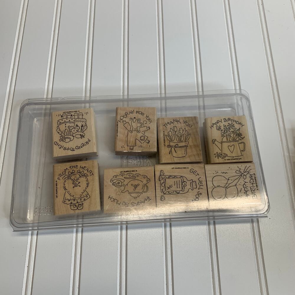 Stampin' Up Nice & Easy Notes Set 8 stamps